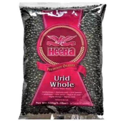Heera Urid Whole 1kg (Urad) Black